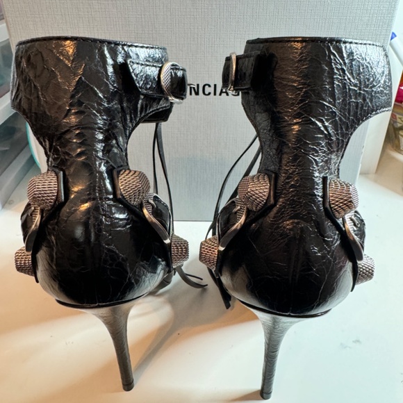 BALENCIAGA CAGOLE 110MM SANDAL IN BLACK - Picture 5 of 7